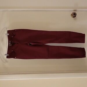 NWOT Route 66 Burgandy Jeggings (Sz 2)